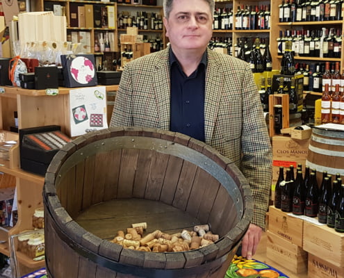 Punto raccolta tappi in sughero