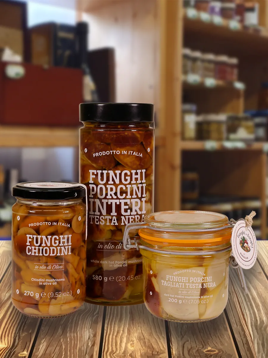 Funghi in conserva web